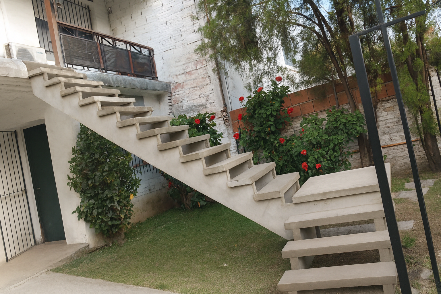 Escalera exterior 